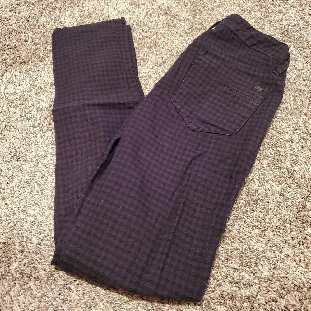 Joe's Jeans Chelsea Straight Leg Midnight Checkered Wash 26